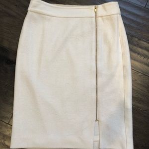 Banana Republic Winter White Pencil Skirt